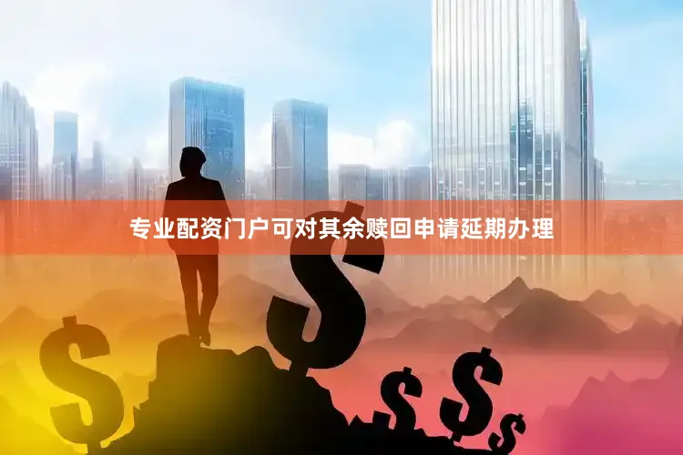 专业配资门户可对其余赎回申请延期办理