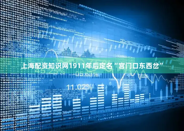 上海配资知识网1911年后定名“宫门口东西岔”